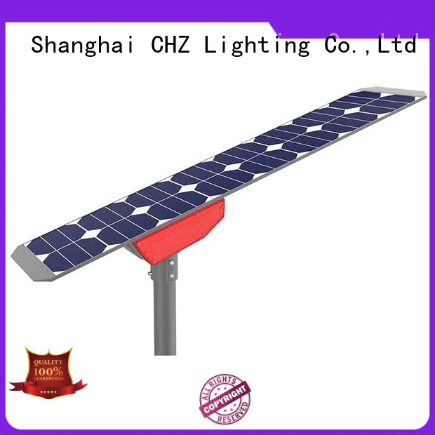 CHZ rohs approved led street light solar powered wholesale bulk production