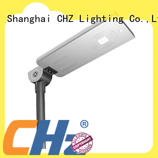CHZ solar powered street lamp factory price school