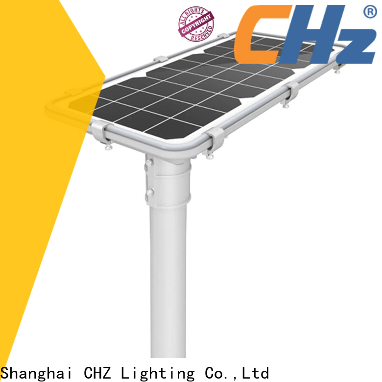 CHZ solar powered led street light best supplier for promotion