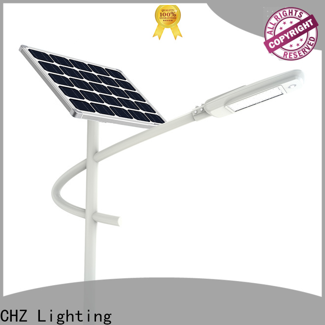 CHZ controllable semi integrated solar street light best manufacturer for sale
