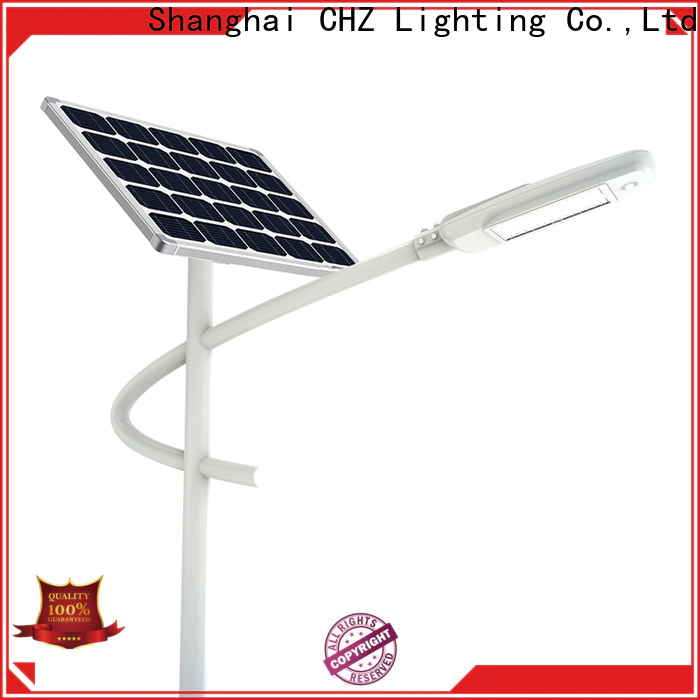 CHZ approved solar led street light supply for road