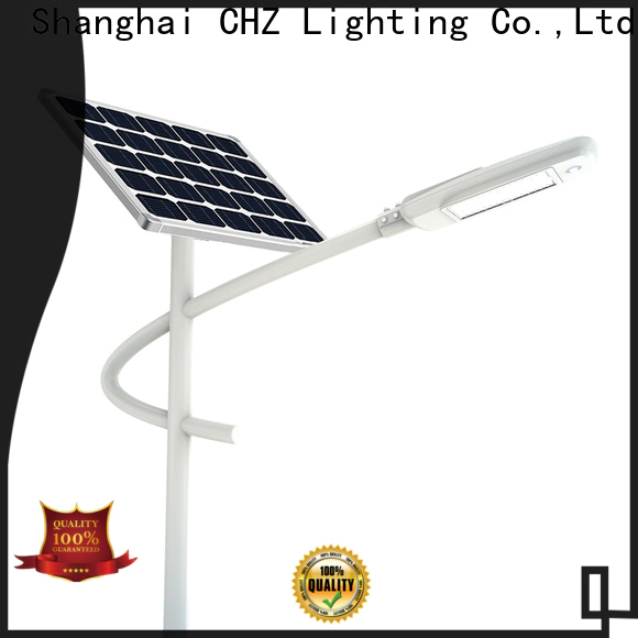 CHZ professional led solar street lamp best manufacturer for school