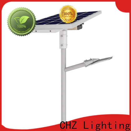CHZ promotional led solar powered street lights supply for sale