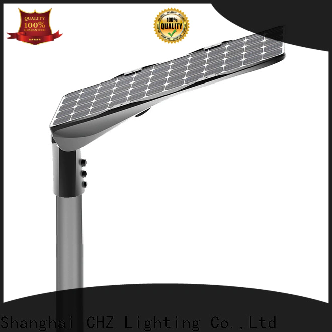 CHZ solar street light price list wholesale for mountainous