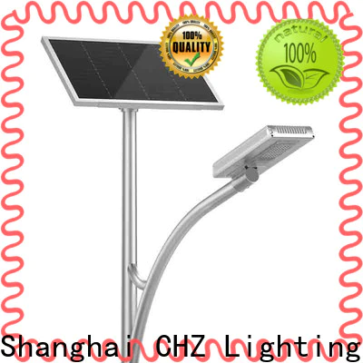 CHZ outdoor solar street lights wholesale for rural