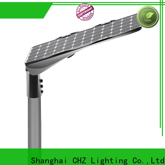 CHZ confiável 30W luz de rua solar melhor fabricante para venda