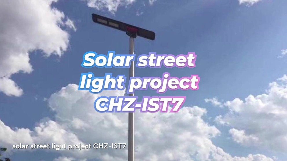 CHZ lighting solar street light project CHZ-IST7