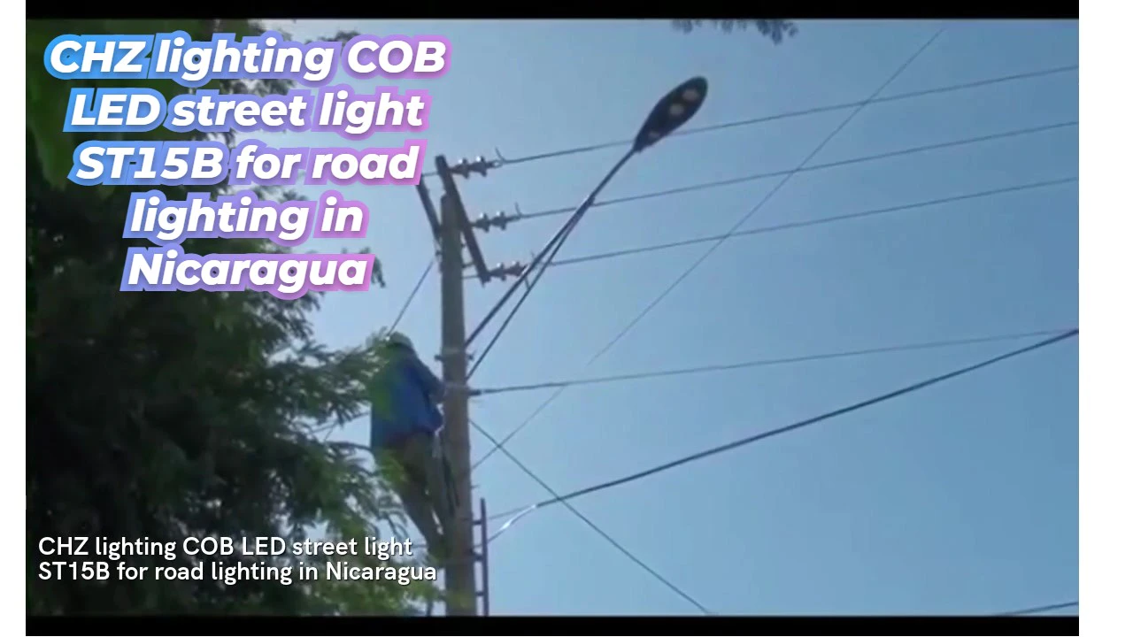 Best Chine Éclairage Chz COB LED Street Light ST15B pour l'éclairage de la route au Nicaragua Fournisseur