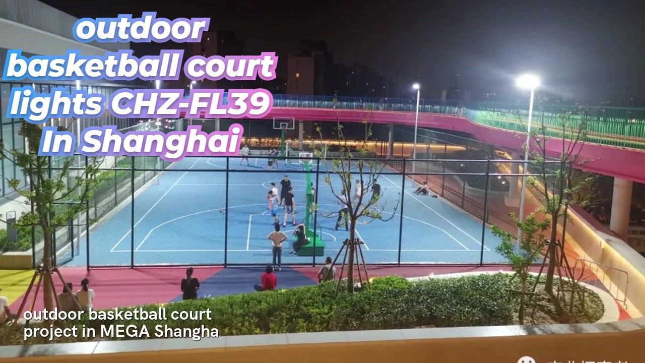 China outdoor basketball court lights CHZ-FL39 in Shanghai manufacturers