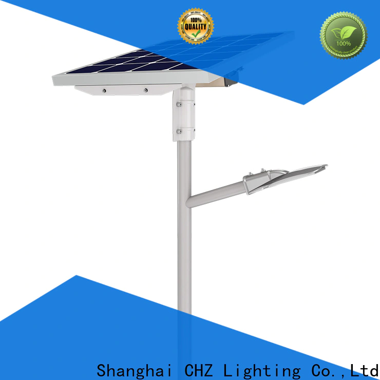 CHZ led solar street lamp from China for yard