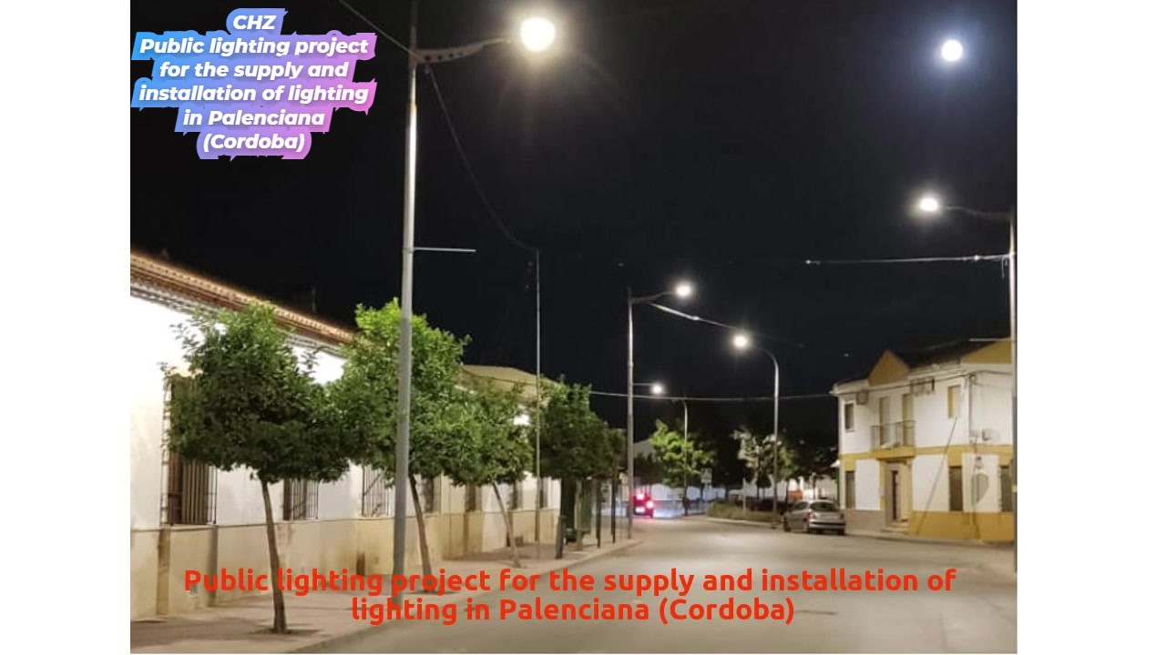 أفضل مشروع إضاءة عامة LED لشارع بالينسينكا (قرطبة) ChZ ST29 / GD01 المزود