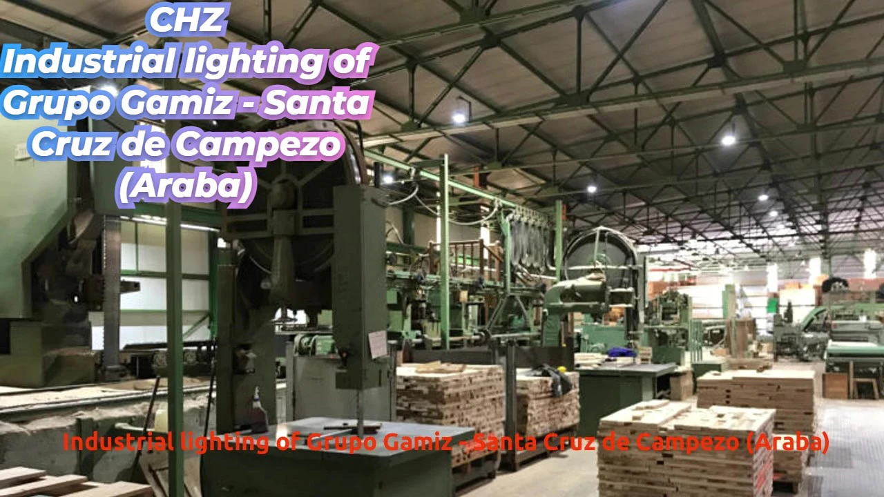 Iluminação industrial do Grupo Gamiz - Santa Cruz de Campezo (Árabe)