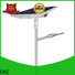 CHZ led solar pole lights factory direct supply for rural