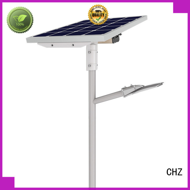 CHZ solar street light price list directly sale for road