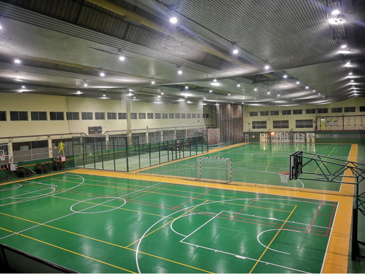 CHZ Lighting Technology case |  led luminaires for Hibay lighting in Portugal Zubirard Sports Center