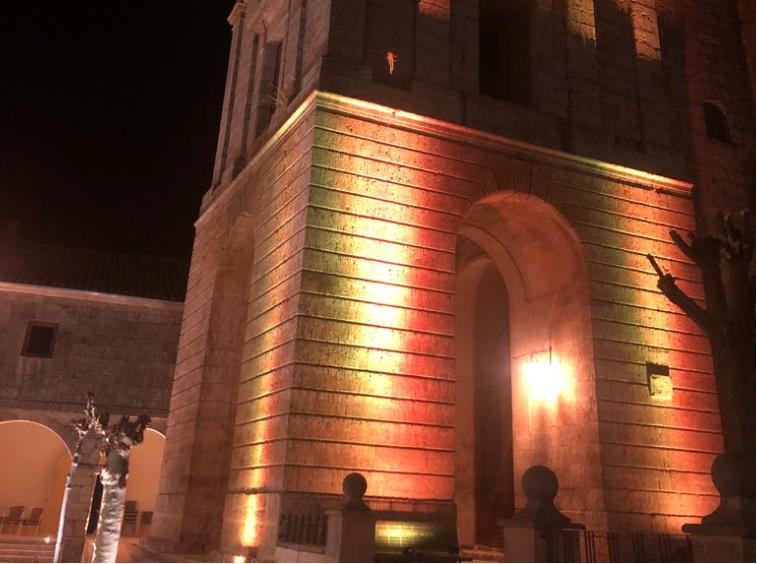 CHZ Lighting Technology case | LED replacement in Villasilos (Burgos) with RGBW + DMX Flood Light