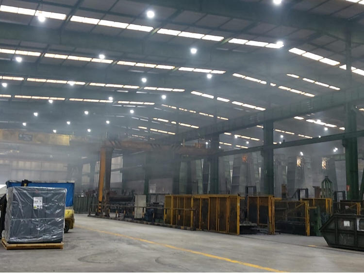 CHZ Lighting Technology case | Led Flood lighting and Industry lighting products in the steel plants of the Gallardo Balboa Group
