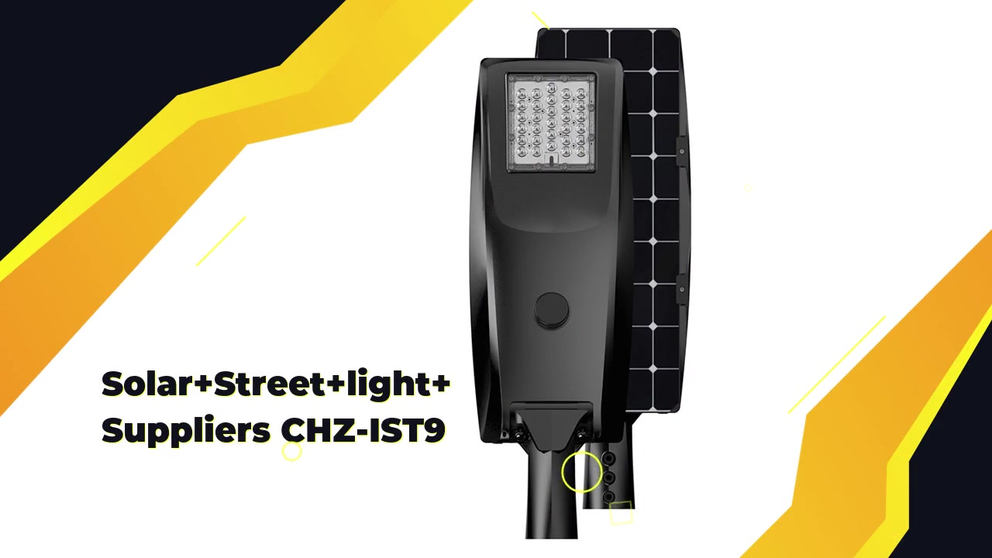 Fabricante de luz de rua movida a energia solar de melhor qualidade CHZ-IST9| Iluminação CHZ