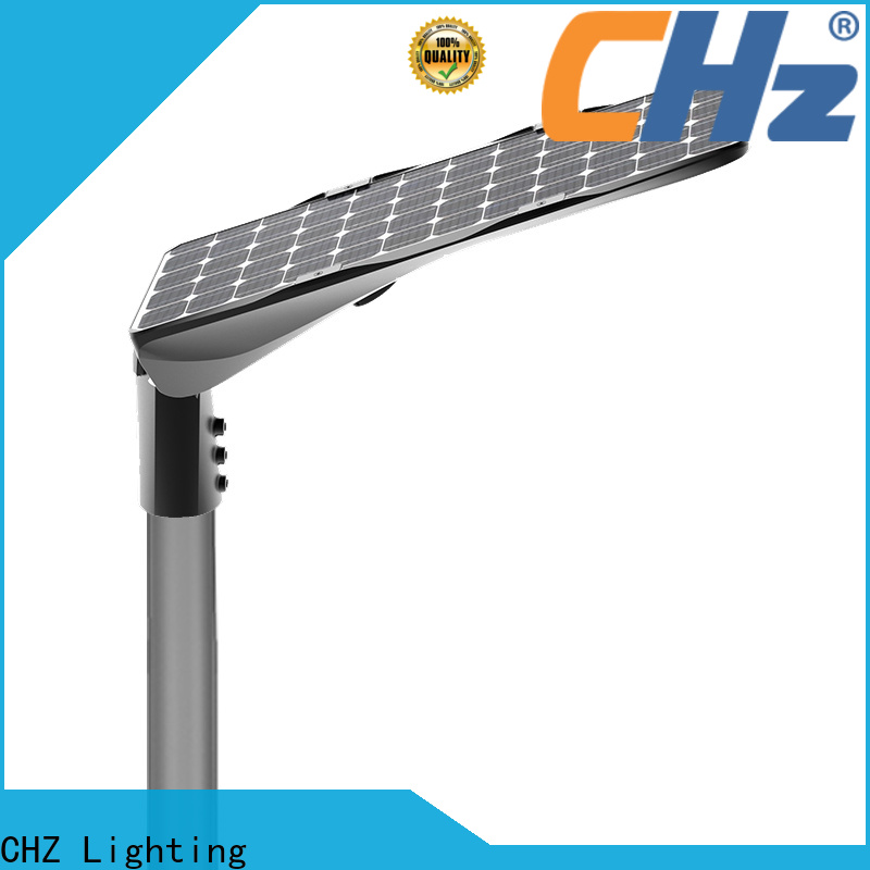 CHZ outdoor solar led street light supplier for promotion