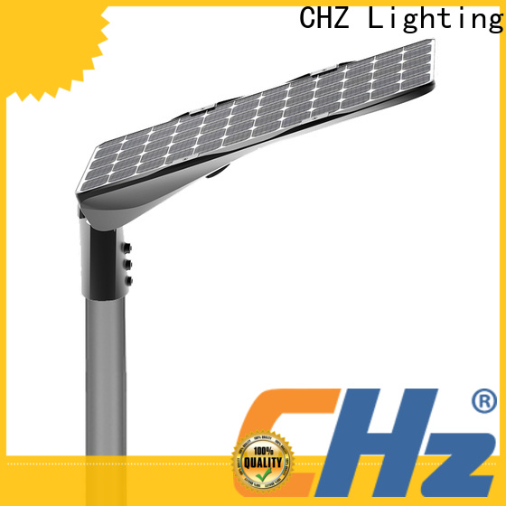 CHZ Lighting solar street light fixtures solution provider for streets