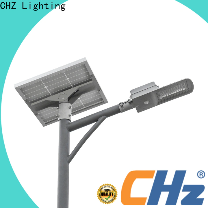 CHZ Lighting integrated solar light factory for remote area