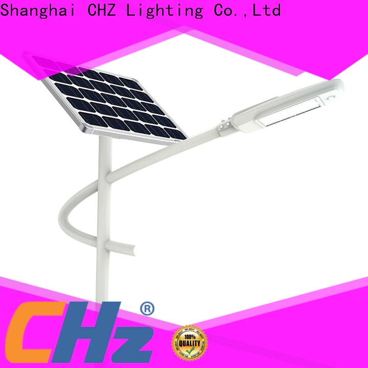 CHZ Lighting solar street light fixtures dealer for park road