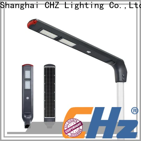 CHZ high quality solar led street light distributor for remote area