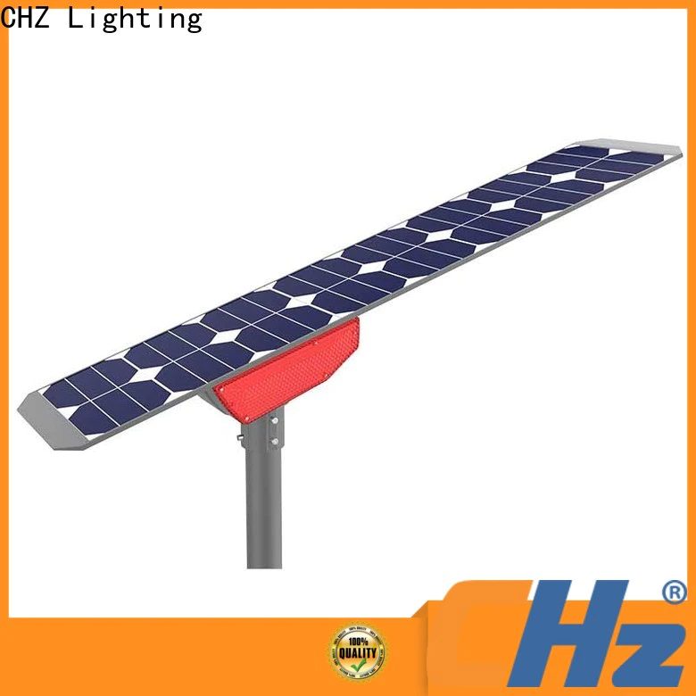 CHZ Lighting 30w solar led street light solution provider for park road