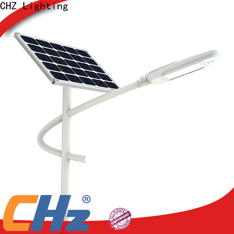 CHZ Lighting solar powered led street light solution provider for park road
