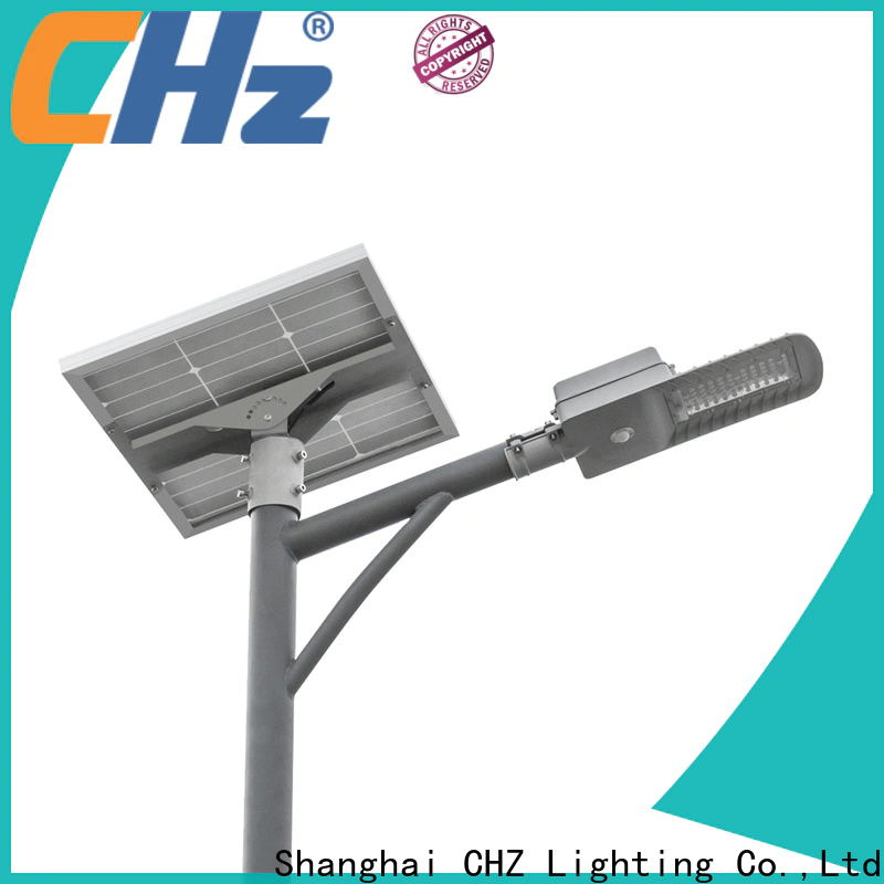 CHZ Lighting outdoor solar powered street lights supply for park road