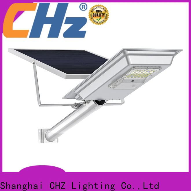 CHZ Lighting 30w solar led street light factory for remote area